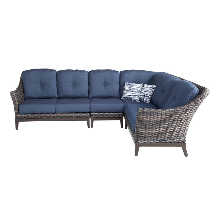 Picture of Aurora 4 Piece Sectional Group in Spectrum Indigo