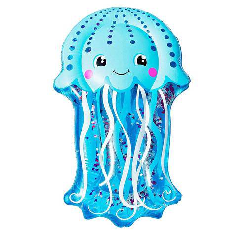 ジ*ユ様 jellyfish fan club 4cdbox 新品シールド　パワ 40-inch Teal Jellyfish 3D Windsock - Kite Garden