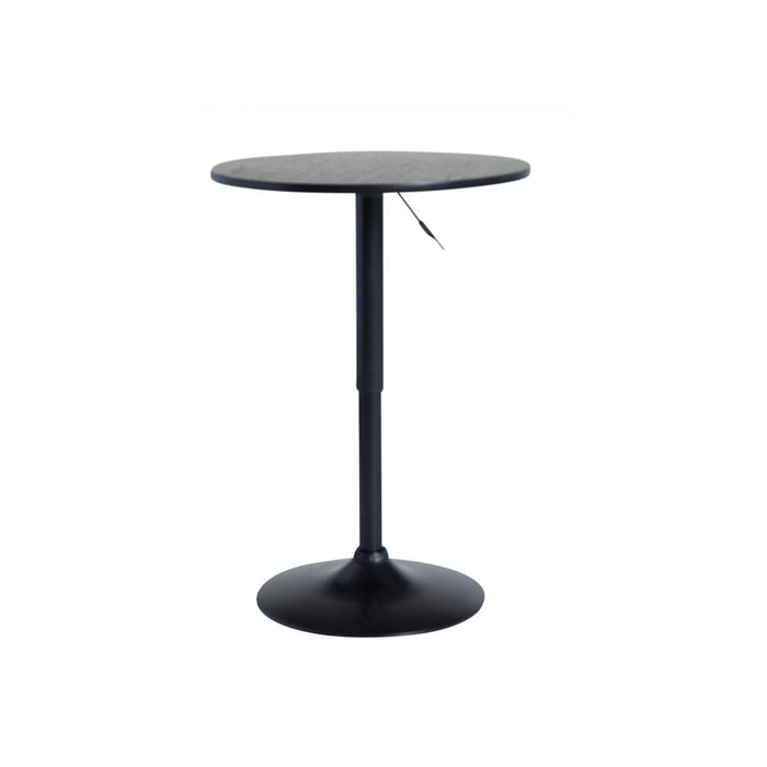 Baldwin Black 24" Round Adjustable Pub Table - The Great Escape