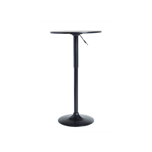 Baldwin Black 24" Round Adjustable Pub Table - The Great Escape