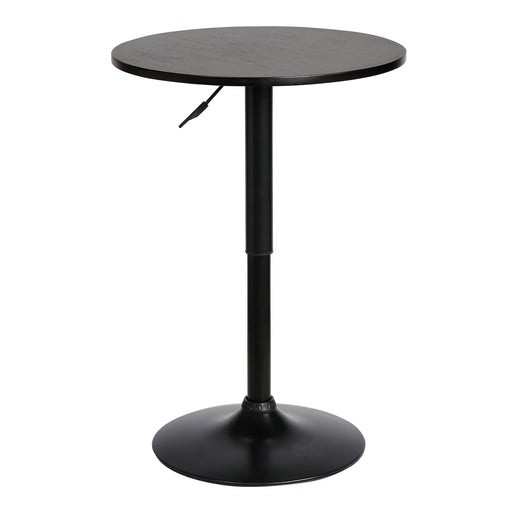 Baldwin Black 24" Round Adjustable Pub Table - The Great Escape