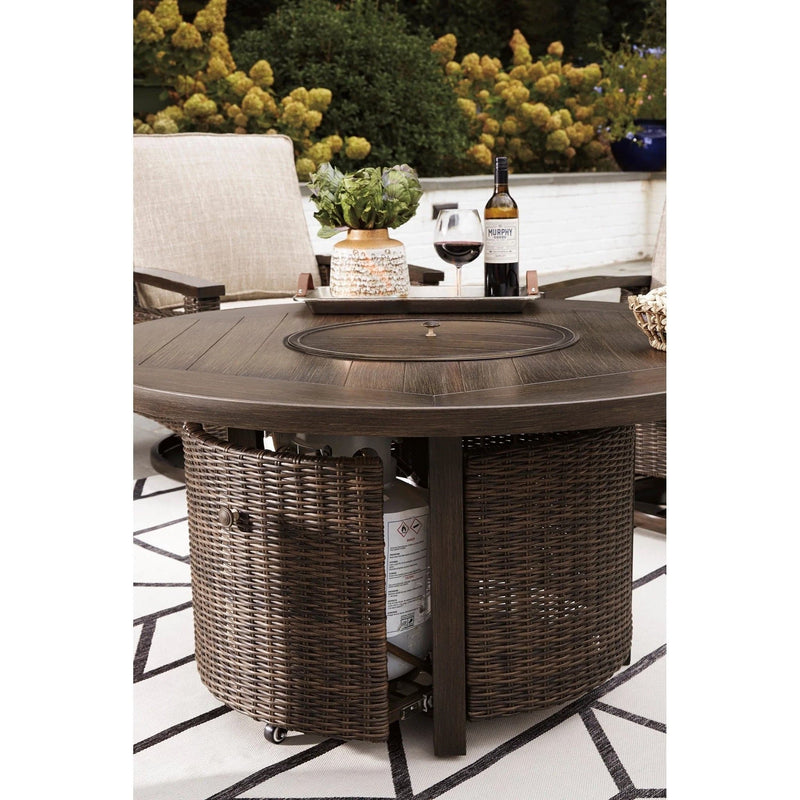 Bayfield 5 Piece Firepit Chat Group - The Great Escape