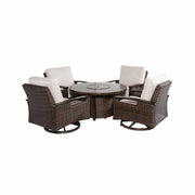 Bayfield 5 Piece Firepit Chat Group - The Great Escape