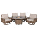 Bayfield 5 Piece Firepit Chat Group - The Great Escape