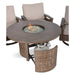 Bayfield 5 Piece Firepit Chat Group - The Great Escape