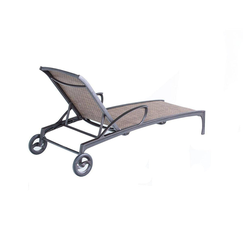 Biltmore Sling Chaise W/ Wheels - The Great Escape