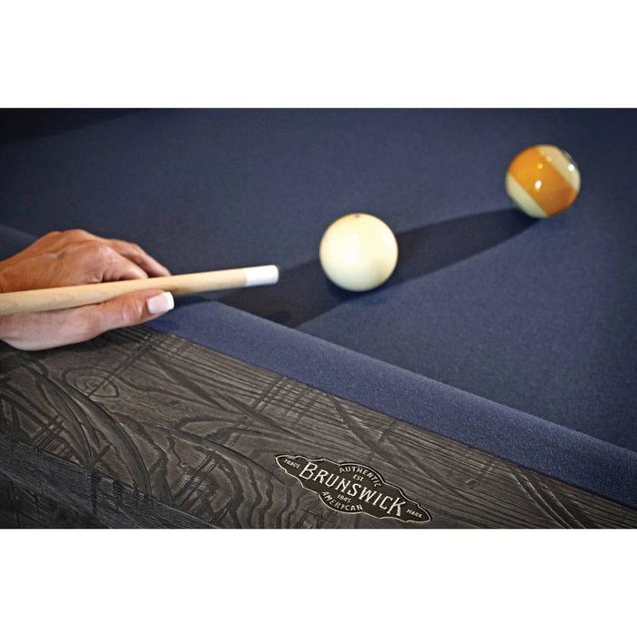 8' Brunswick Birmingham Pool Table Charcoal