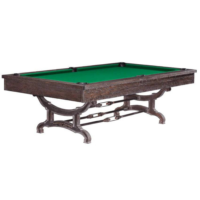 8' Brunswick Birmingham Pool Table Charcoal