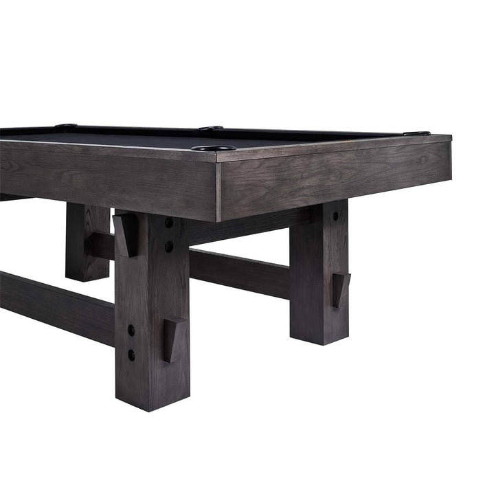 8’ American Heritage Bristol Pool Table - Charcoal