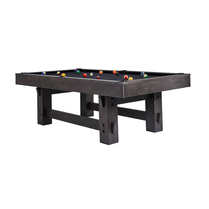 8’ American Heritage Bristol Pool Table - Charcoal