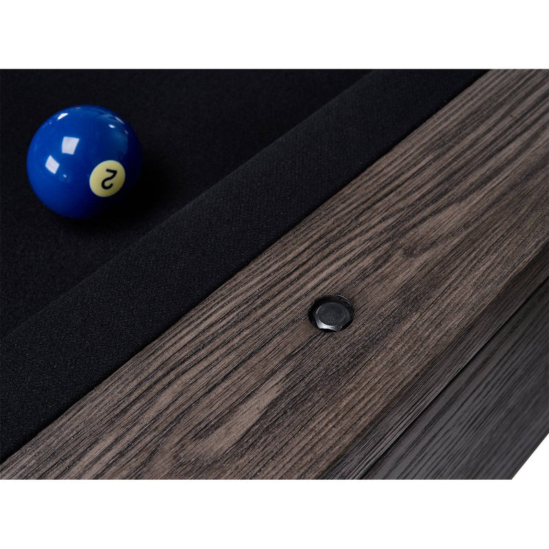 8’ American Heritage Bristol Pool Table - Charcoal - The Great Escape