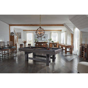 8’ American Heritage Bristol Pool Table - Charcoal - The Great Escape