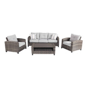 Brookside 4 Piece Sofa Group - The Great Escape