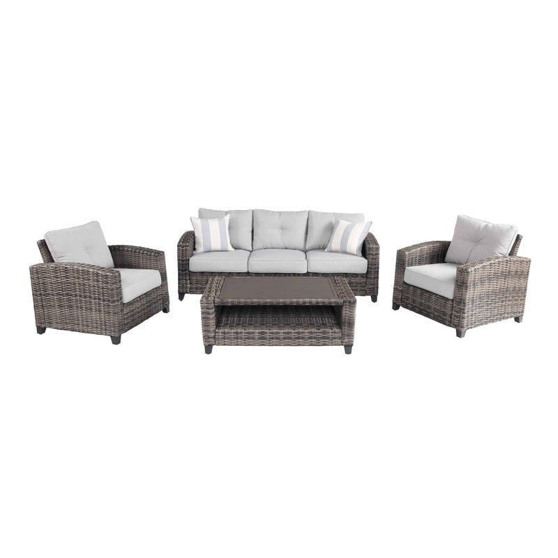 Brookside 4 Piece Sofa Group - The Great Escape