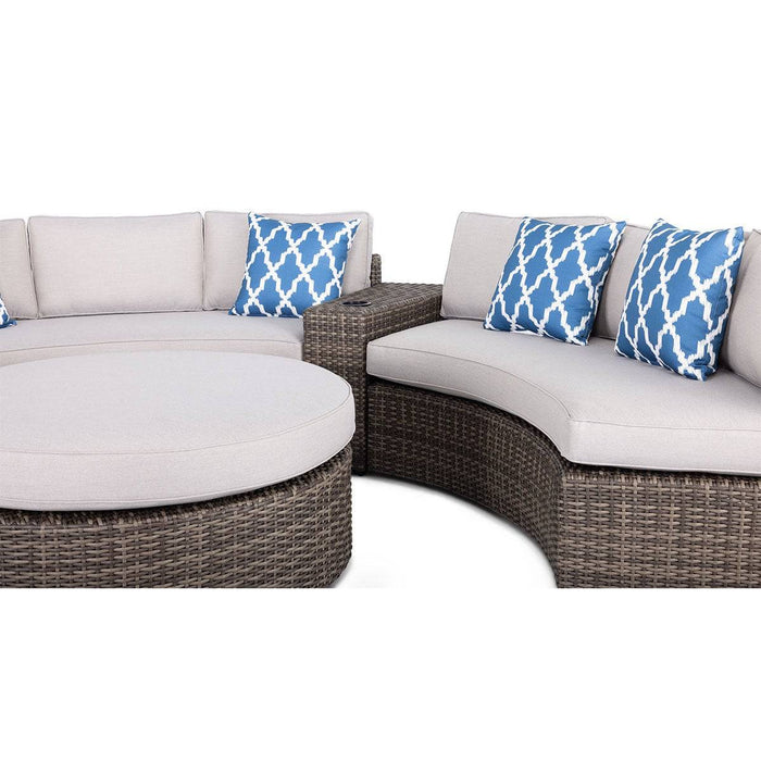 Cayden 6 Piece Curved Sectional Group - The Great Escape