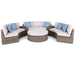 Cayden 6 Piece Curved Sectional Group - The Great Escape