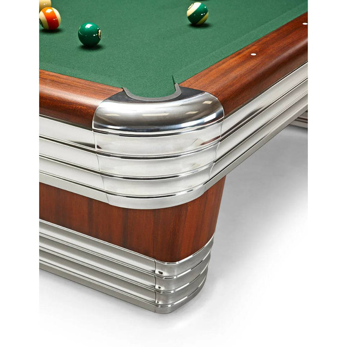 8' Brunswick Centennial Pool Table - Drop Pockets Rosewood