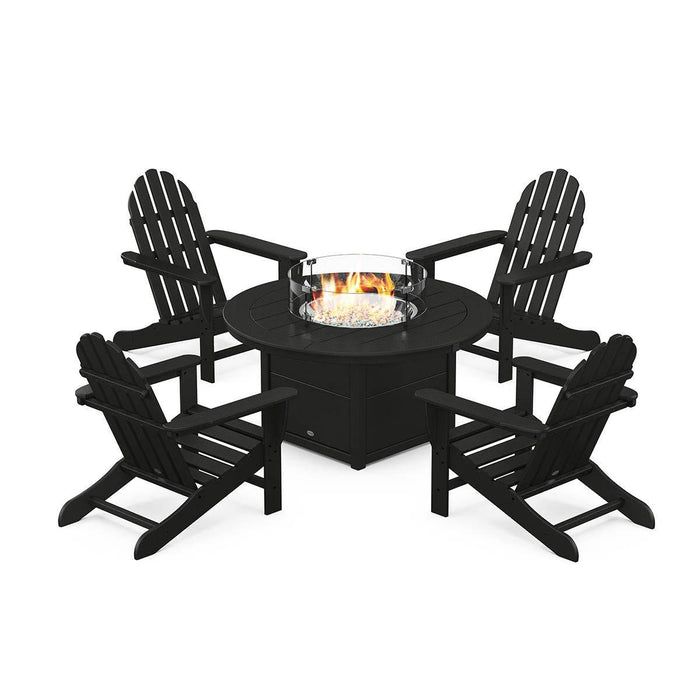 Classic Adirondack 5 Piece Conversation Fire Group - The Great Escape