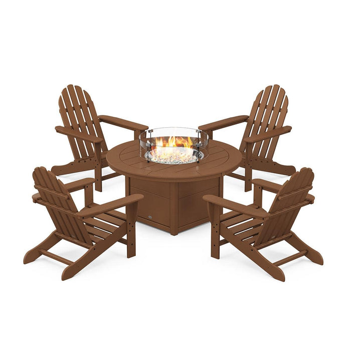 Classic Adirondack 5 Piece Conversation Fire Group - The Great Escape