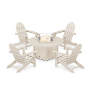 Classic Adirondack 5 Piece Conversation Fire Group - The Great Escape