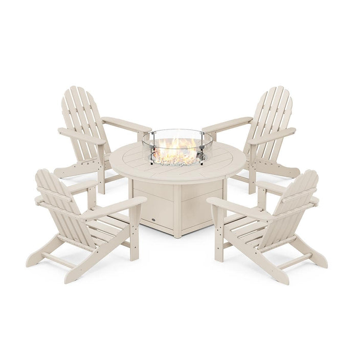 Classic Adirondack 5 Piece Conversation Fire Group - The Great Escape