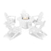 Classic Folding Adirondack 6 Piece Conversation Fire Group - The Great Escape