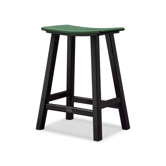 Contempo Saddle Counter Height Stool - The Great Escape