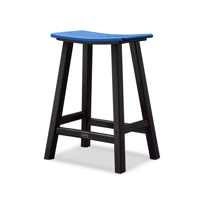 Contempo Saddle Counter Height Stool - The Great Escape