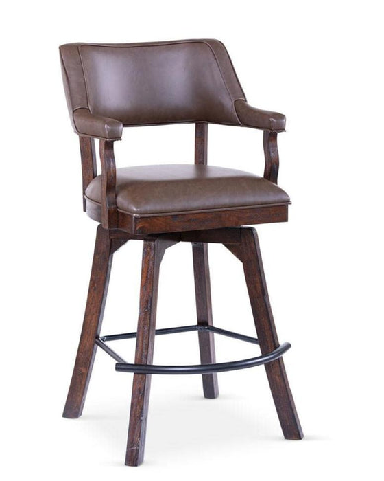 Cumberland 30" Cushioned Swivel Barstool - The Great Escape