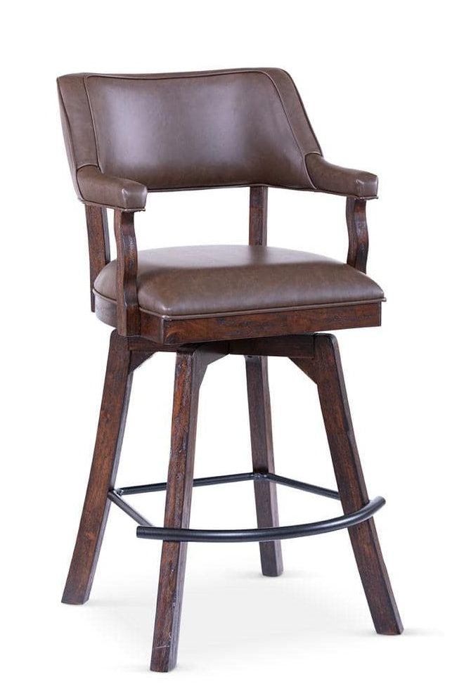 Cumberland 30" Cushioned Swivel Barstool - The Great Escape