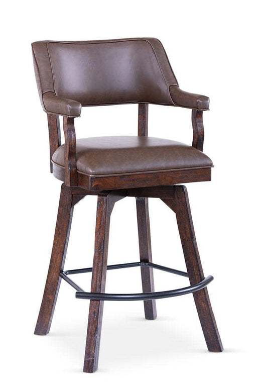 Cumberland 30" Cushioned Swivel Barstool - The Great Escape