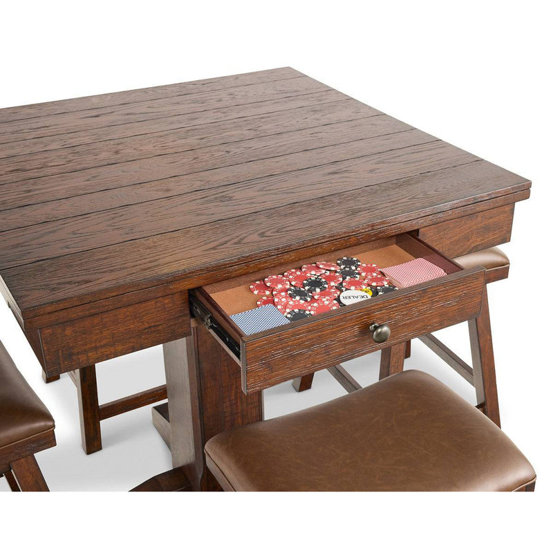Game Table Stools Cumberland 5 Piece Square Game Table Set — The Great Escape