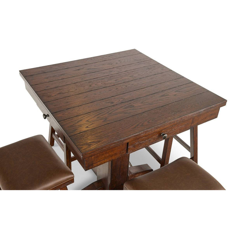 Game Table Stools Cumberland 5 Piece Square Game Table Set — The Great Escape