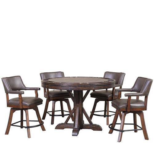 Cumberland 5 Piece Flip Top Game Table - The Great Escape