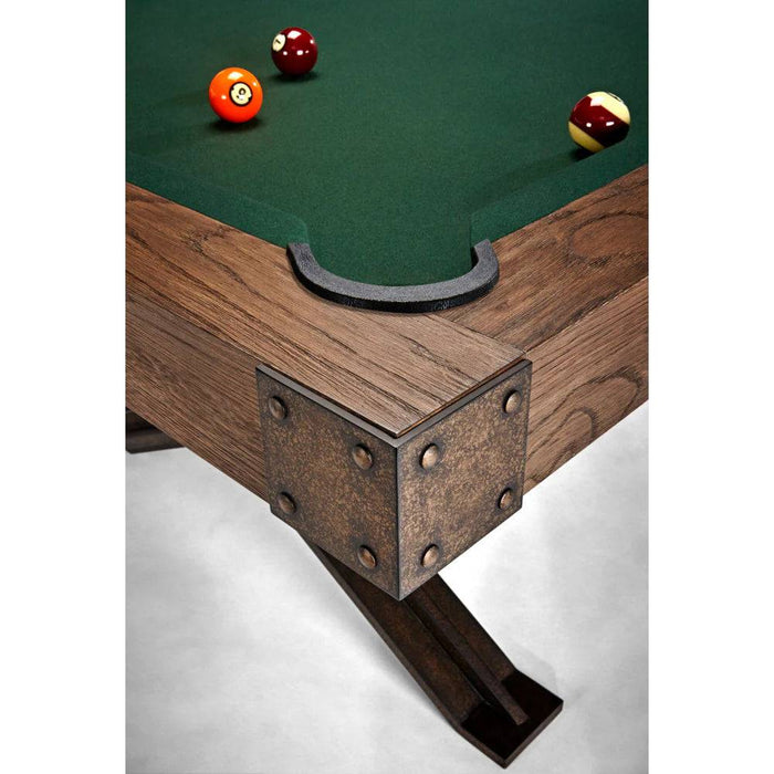 8' Brunswick Dameron Pool Table Nutmeg