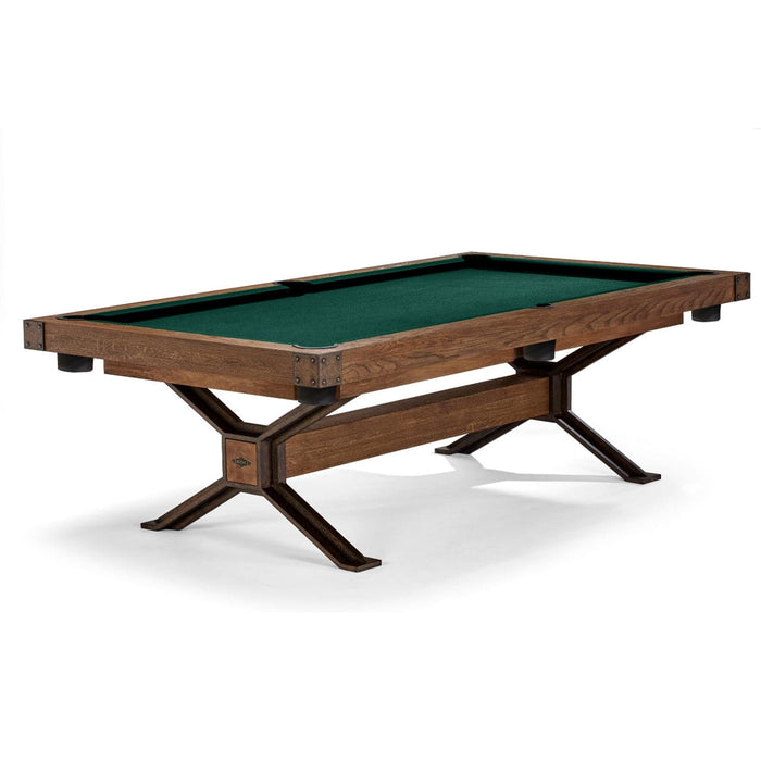 8' Brunswick Dameron Pool Table Nutmeg