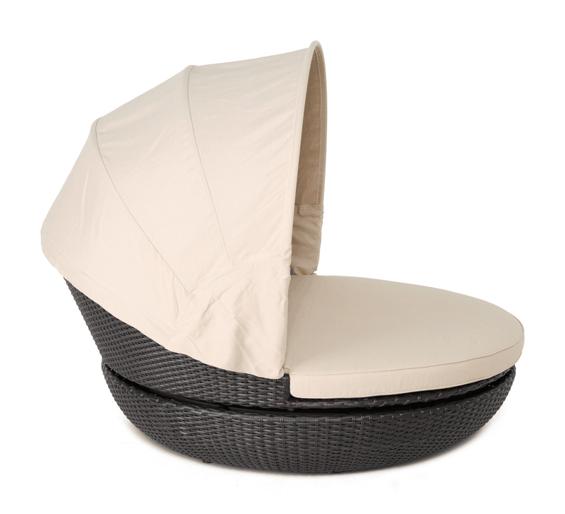 79" Round Swivel Daybed W/ Canopy Rotation Animation - The Great Escape