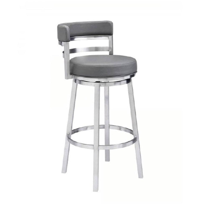 Destin 30" Stainless Steel Swivel Barstool - The Great Escape