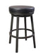 Destin Black Backless Stool - The Great Escape