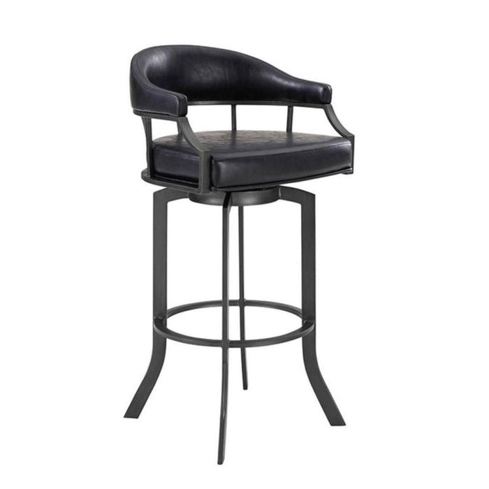 Eastpoint Black Swivel Stool - The Great Escape