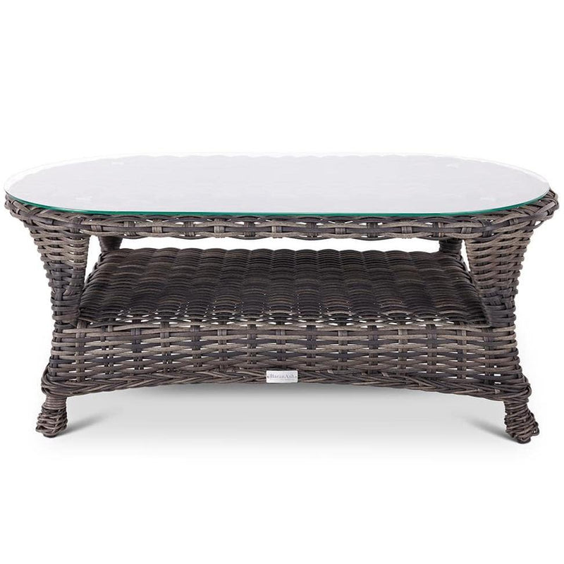 Glenview Shale Coffee Table W/Glass - The Great Escape