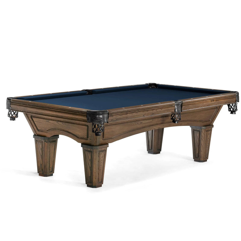 8' Brunswick Glenwood Pool Table Coffee - Tapered Leg - The Great Escape