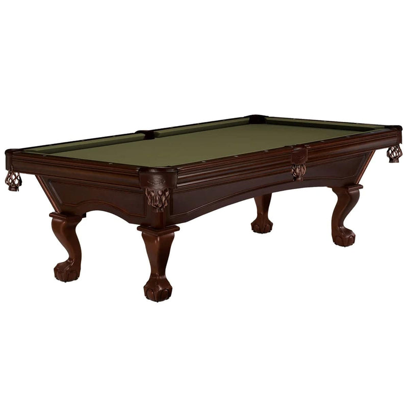 9' Brunswick Glenwood Pool Table Espresso - Ball & Claw Leg - The Great Escape