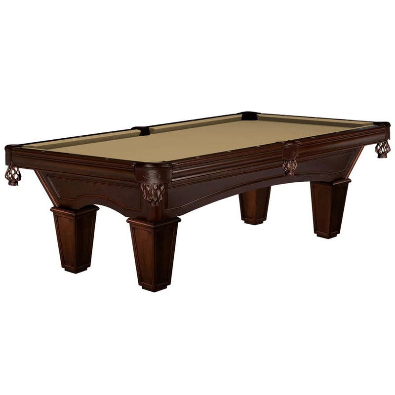 9' Brunswick Glenwood Pool Table Espresso - Tapered Leg - The Great Escape