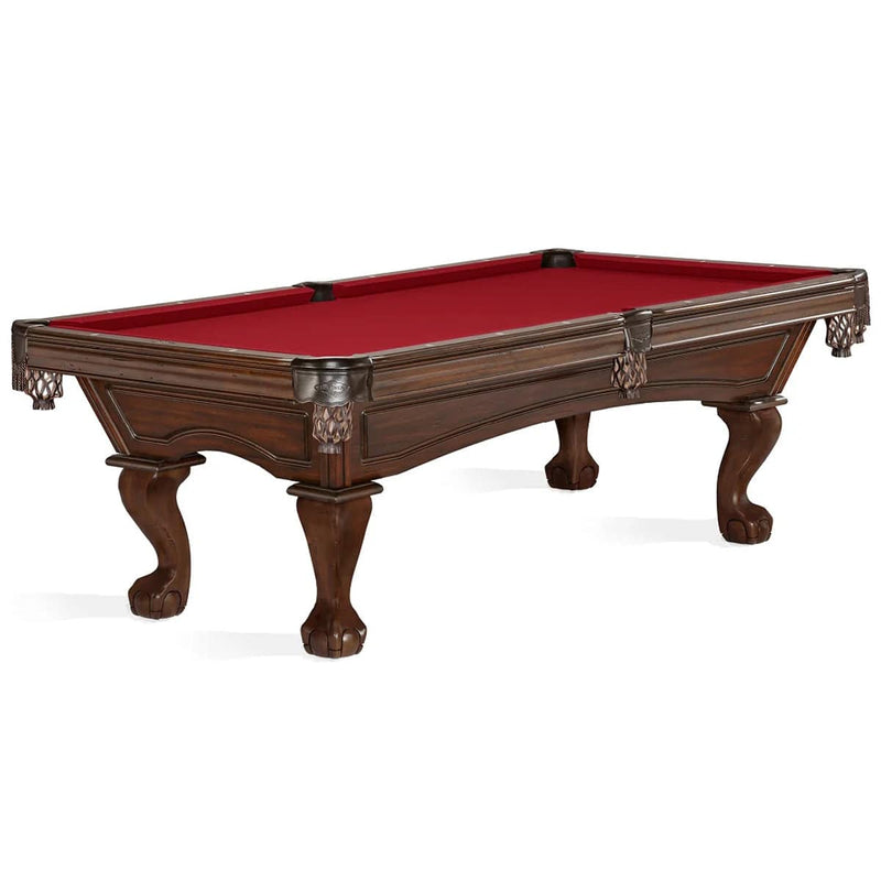 8' Brunswick Glenwood Pool Table Tuscana - Ball & Claw Leg - The Great Escape