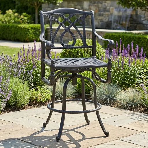 Grand Terrace Swivel Barstool - The Great Escape