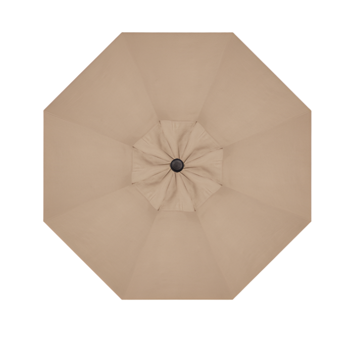 9' Designer Umbrella - Heather Beige - The Great Escape