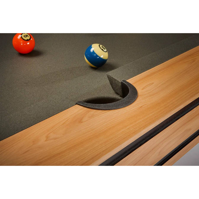 8' Brunswick Hickory Pool Table