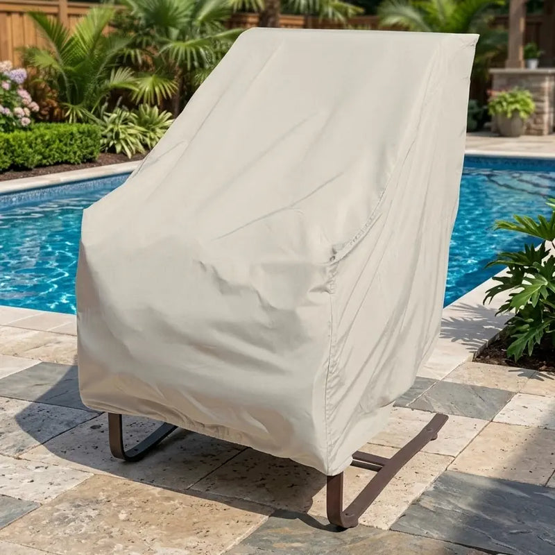 High Back Elastic Chair Cover - The Great Escape