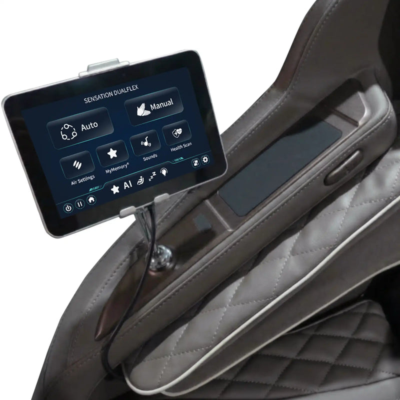 Sensation 4D DualFlex Massage Chair Dark Brown/Dark Grey - The Great Escape